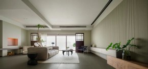 簡(jiǎn)約風(fēng)格三居室客廳裝修效果圖