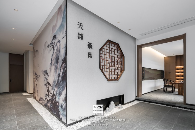 會所公裝新中式風(fēng)格裝修實(shí)景圖