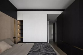 現(xiàn)代風格三居室臥室裝修效果圖